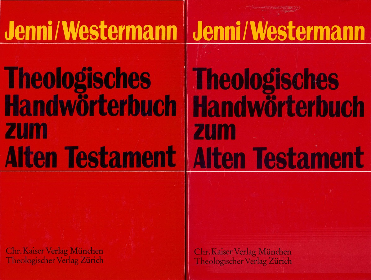 Theologisches Handwörterbuch zum Alten Testament. Herausgegeben von ... unter Mitarbeit von Claus Westermann. Zwei Bände. 3. durchgesehene Auflage. Chr. Kaiser Verlag,