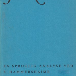 Genesis. En sproglig analyse, ved ..., Professor ved Aarhus Universitet. 5. oplag. G.E.C. Gads Forlag,
