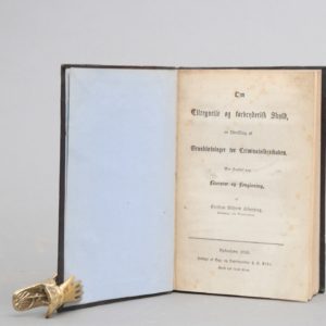 Om Tilregnelse og forbryderisk Skyld, en Udstilling af Grundsætninger for Criminalvidenskaben. Med henblik paa Literatur og Lovgivning.
