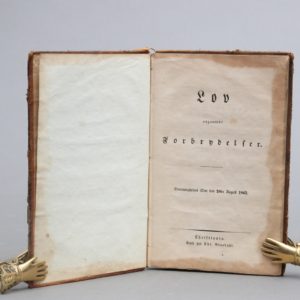 Lov angaaende Forbrydelser. Drottningholms Slot den 20de August 1842.