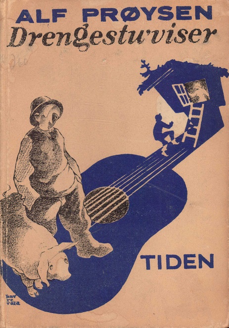 Drengestu'viser. Med noter og anvisning av gitargrep. Tiden Norsk Forlag,