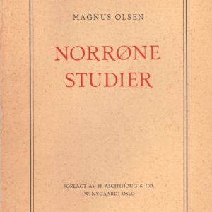 Norrøne studier.