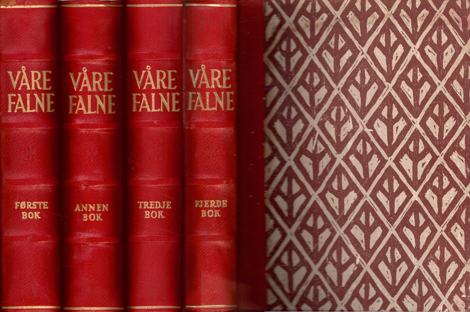 Første-Fjerde bok. 4 bind. Utgitt av Den norske Stat,