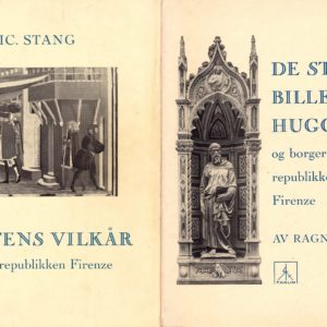 Livet og kunsten i ungrenessansens Firenze. Kunstens vilkår i borger-republikken. - De store biledhuggere og borger-republikken. 2 bind. Johan Grundt Tanum Forlag og Hans Reitzels Folag,