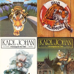 Karl Johan 1980. Ukemagasin for Oslo. 24. oktober. Tur til Tigerstaden (på side 11). - Nr. 6. 28. nov. Et forsvar for usakligheten (på side 11). - Nr. 7. 5. des. Kulturhat (på side 12). - Nr. 8. 12. des. Forræderiet (på side 12). 1. årgang.