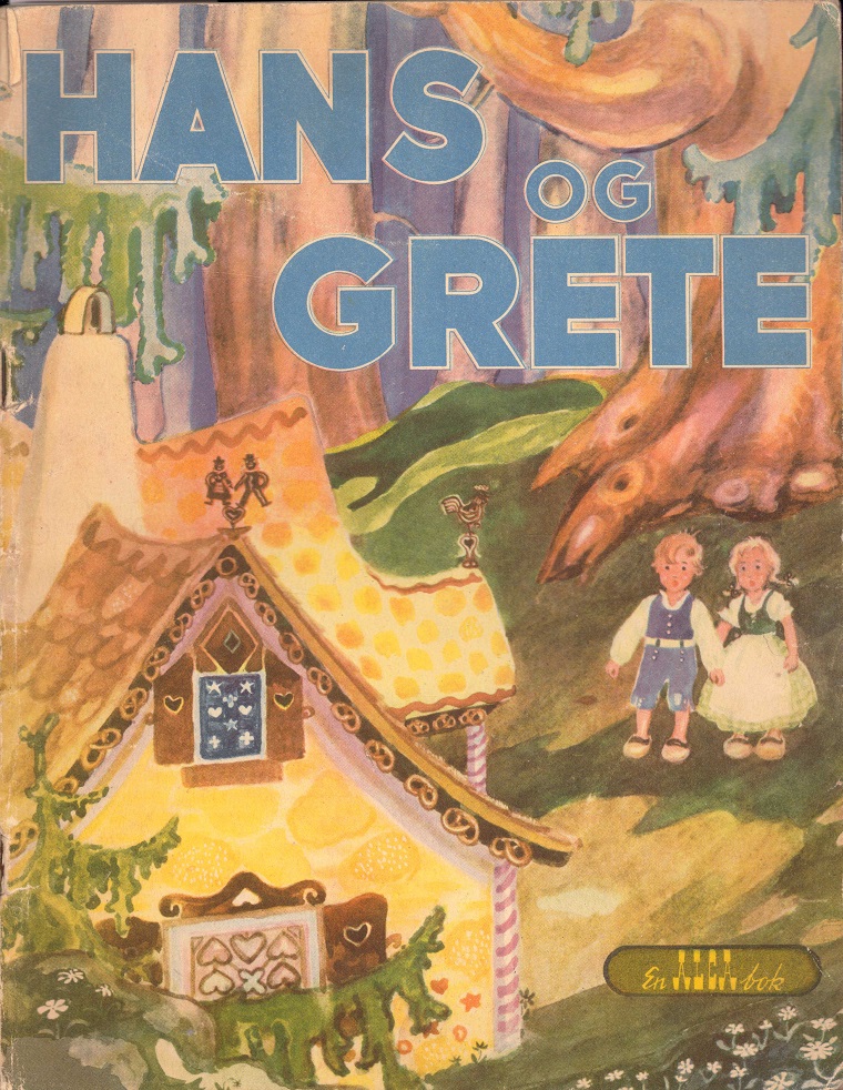 Eventyret om Hans og Grete. Fortalt av ... Tegnet av Nils Hansson. P.M. Bye & Co. A.s. En Alca-bok,