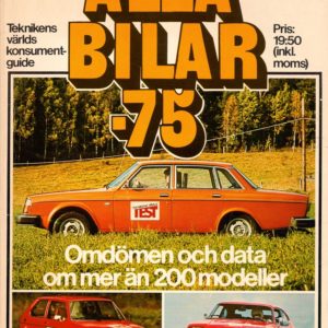 Redaktör: Börje Isakson. Utgiven av Teknikens värld, Specialtidningsförlaget AB,