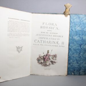 Flora Rossica seu stirpium Imperii Rossici per Europam et Asiam indigenarum descriptiones et icones. Volume 1. Part 1-2 (All published). 2 volumes.