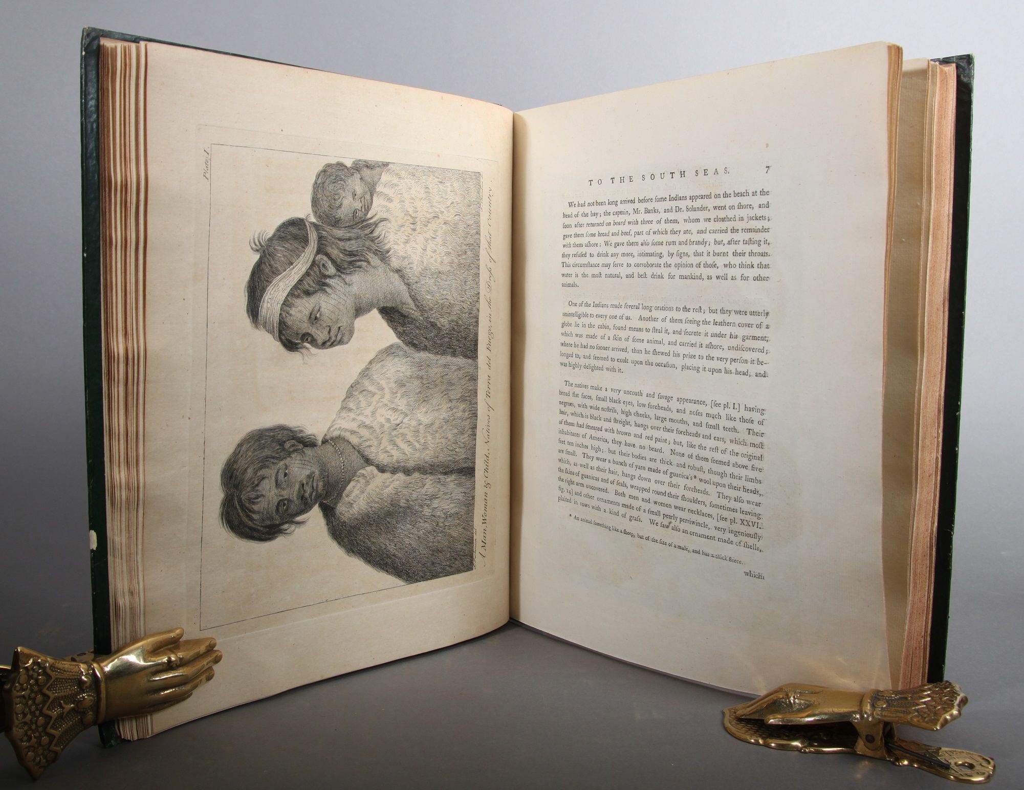 A Journal of a Voyage to the South Seas, in his Majesty`s Ship, The Endeavour. Faithfully transcribed from the papers of the late Sydney Parkinson, Draughtsman to Joseph Banks, Esq. on his late Expedition, with Dr. Solander, round the World. Embellished with Views - Bilde 3