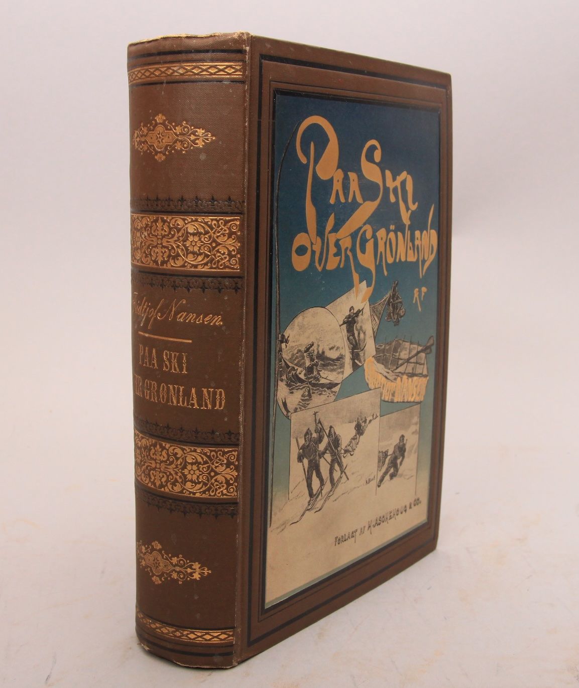 Paa Ski over Grønland. En skildring af Den Norske Grønlands-Ekspedition 1888-89. Med Illustrationer af A. Bloch, Th. Holmboe, Eiv. Nielsen og E. Werenskiold.