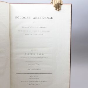 Eclogae Americanae seu descriptiones plantarum praesertim Americae Meridionalis nondum cognitarum. I-III.