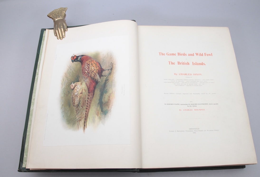 The Game Birds and Wild Fowl of The British Islands. Second edition, enlarged, improved and thoroughly revised by the Author. With 41 coloured plates, representing 56 coloured illustrations drawn specially for this Edition by Charles Whymper. - Bilde 2